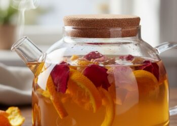 Como preparar infusão caseira com laranja e rosas que deixa a casa cheirosa em minutos