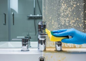 Nem bicarbonato de sódio, nem vinagre: este método elimina incrustações de torneiras e banheiros em minutos