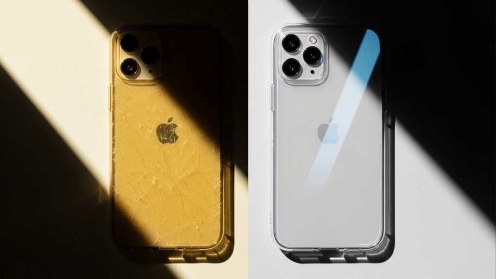 Como limpar a capa transparente do telefone e remover o amarelado com produtos caseiros