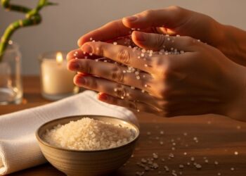 O que acontece quando você lava as mãos com sal e arroz