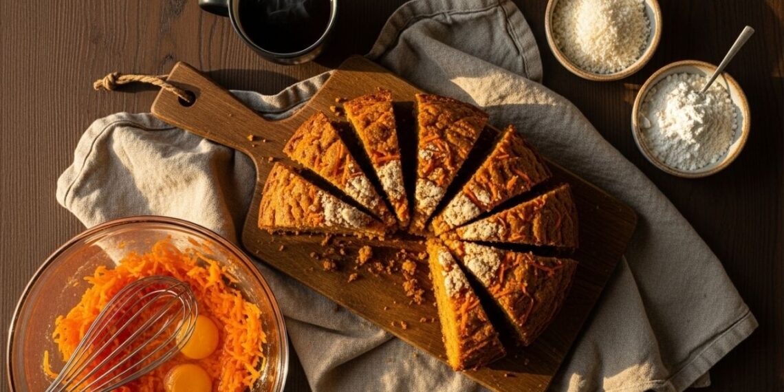 Sem glúten e sem farinha: a receita de um bolo de cenoura fofinho e perfeito para acompanhar o café