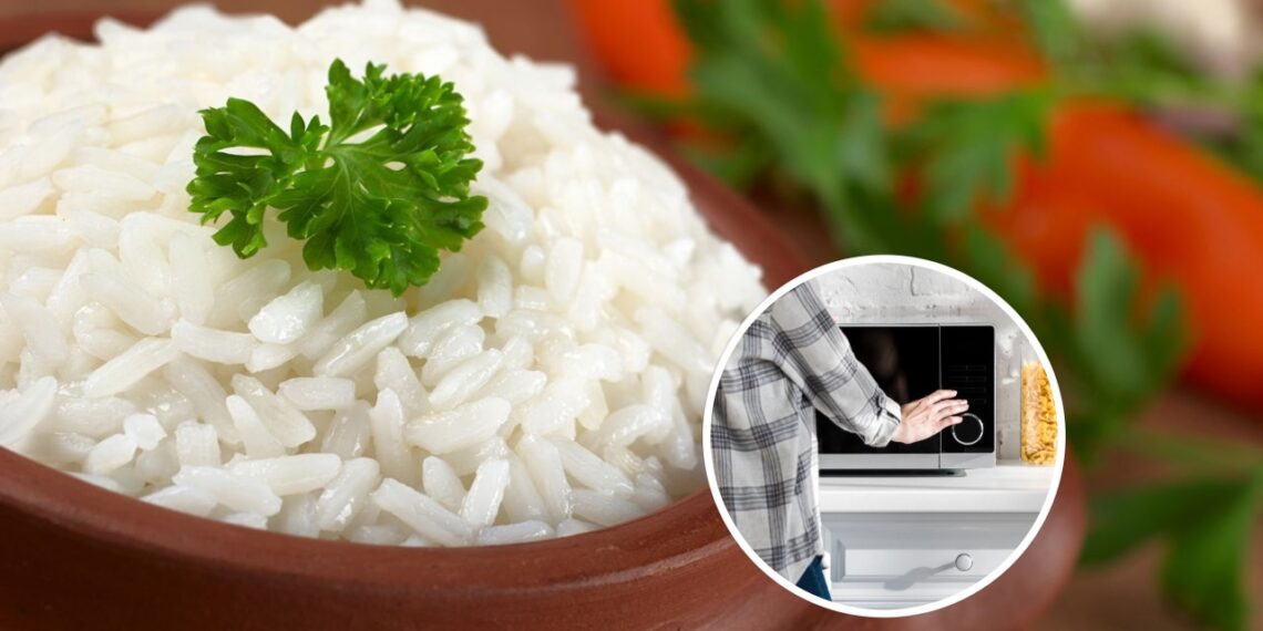 O jeito mais prático de preparar arroz rápido e sem erro no micro-ondas