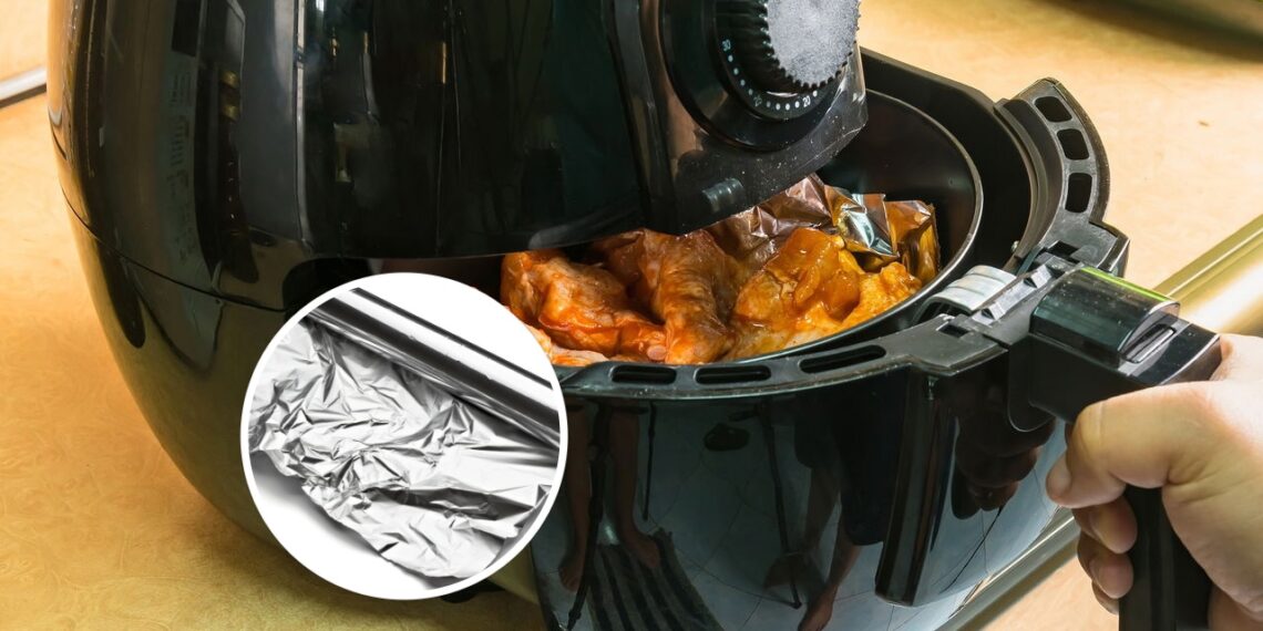 Papel alumínio pode ser utilizado dentro da air fryer com essas dicas