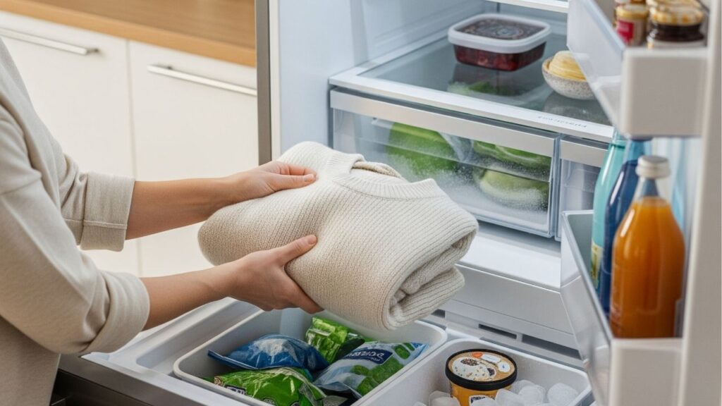 Como o freezer pode ajudar a conservar até roupas e tecidos