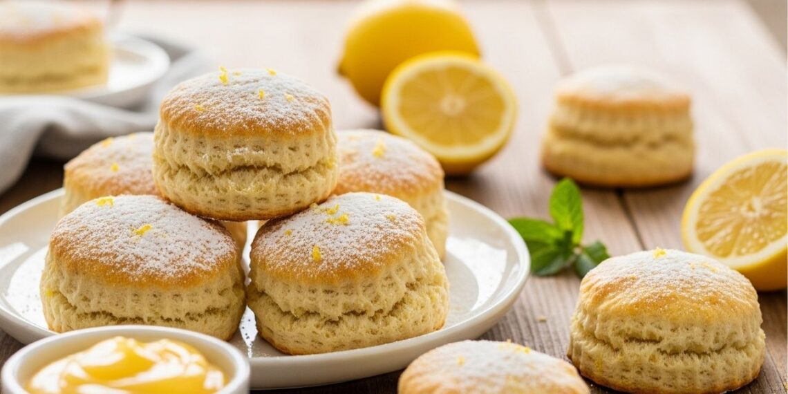 Sem farinha de trigo e sem manteiga: scones de limão fáceis que ficam prontos em minutos