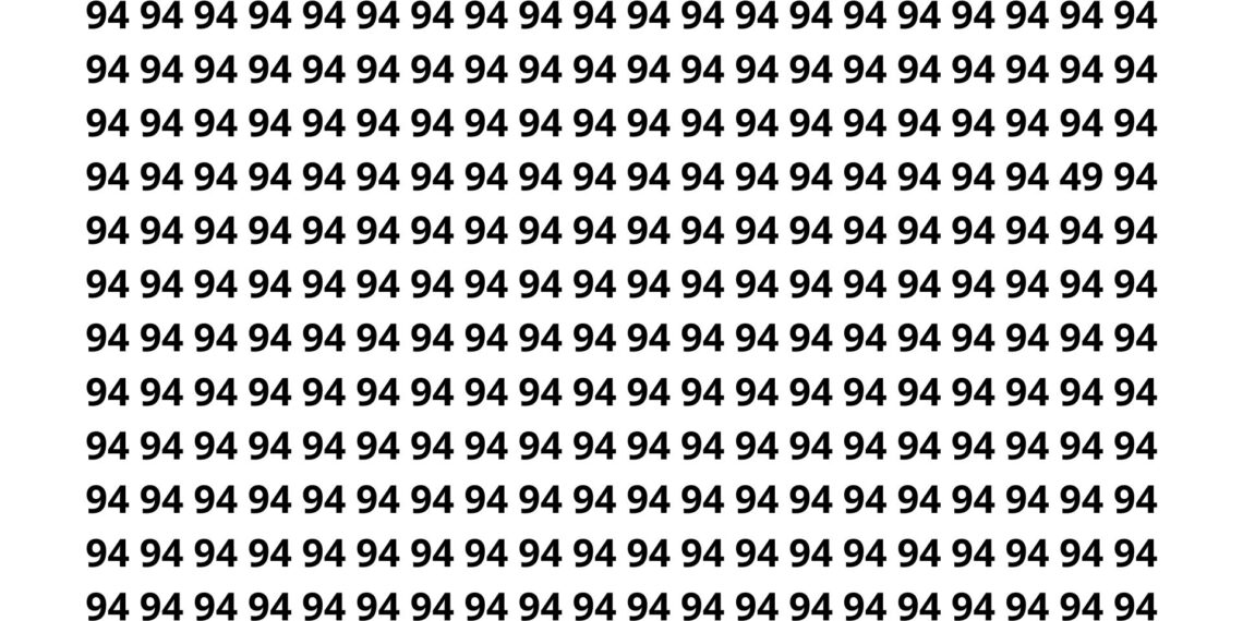 Só 3% das pessoas conseguem encontrar o número 49