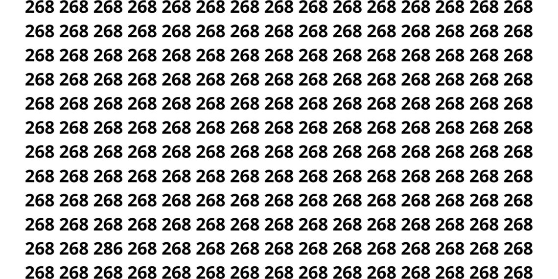 Procure o número 286 nesta imagem em 10 segundos