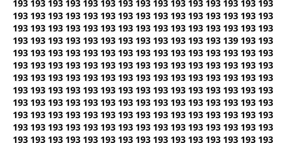 Apenas 2 em cada 10 conseguem encontrar o 139 em 7 segundos