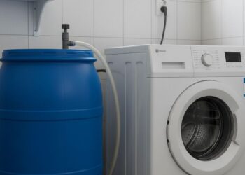 Como economizar reutilizando a água da máquina de lavar roupa