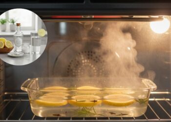 Como remover gordura do forno usando limão