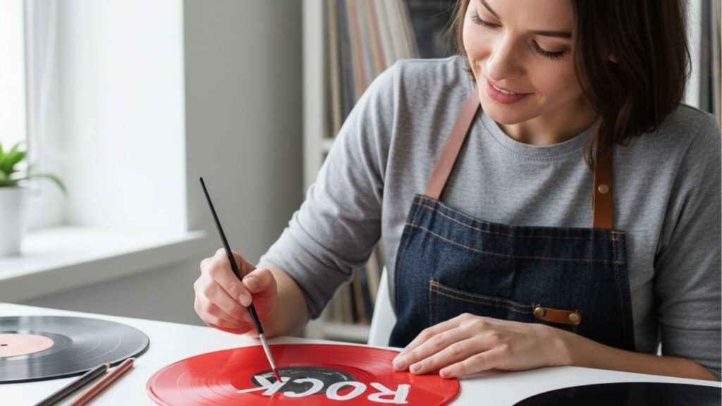 3 ideias de decoração com discos de vinil 