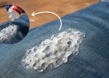 Como remover super cola da roupa com 3 ingredientes