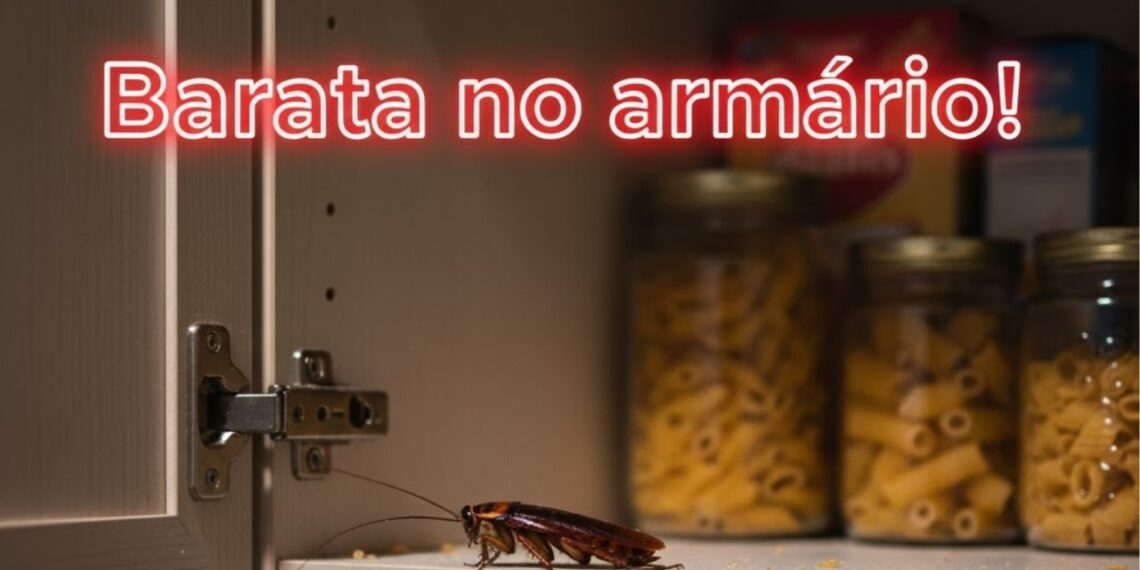 Estes hábitos facilitam a entrada das baratas nos armários