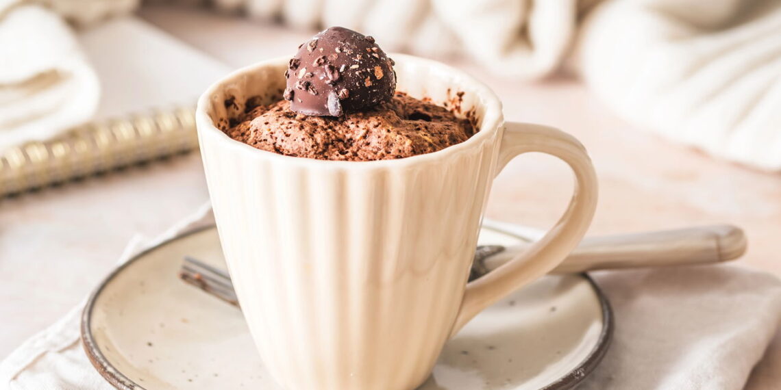 Receita de bolo de caneca de micro-ondas – pronto em 2 minutos