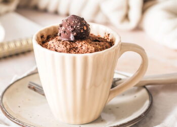 Receita de bolo de caneca de micro-ondas – pronto em 2  minutos