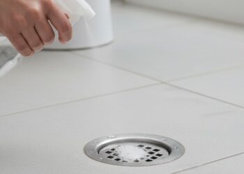 Borrife esta mistura no ralo e diga adeus às baratas e mosquitinhos