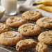 Cookie saudável de banana e aveia feito em pouco tempo no forno
