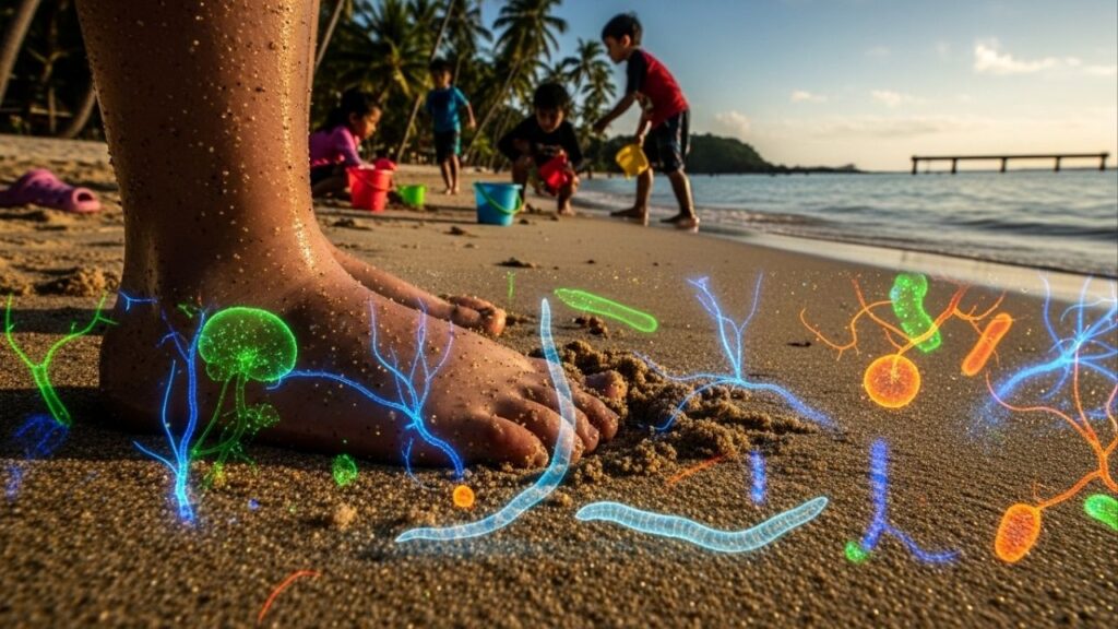 Cavar na praia pode ser mais perigoso que ataque de tubarão