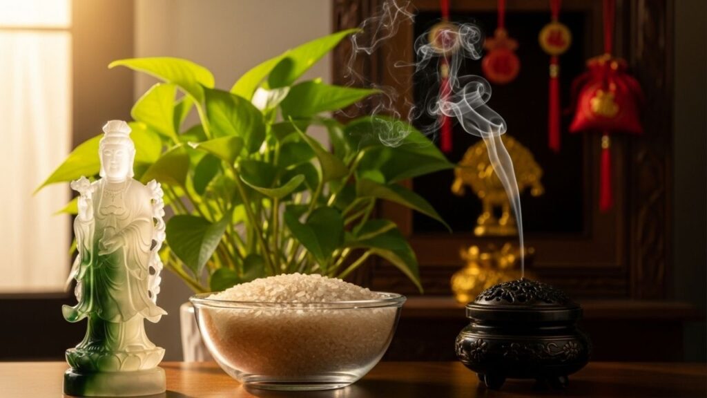 Onde colocar um pote com arroz e para que serve, segundo o feng shui