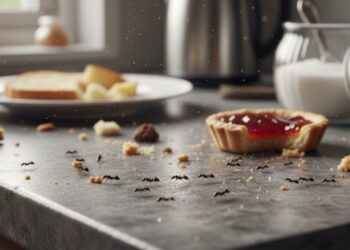Este erro comum atrai formigas para a cozinha
