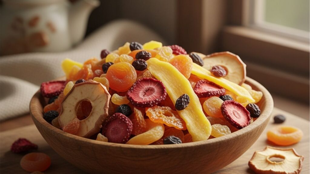 4 frutas que ficam incríveis quando desidratadas no forno