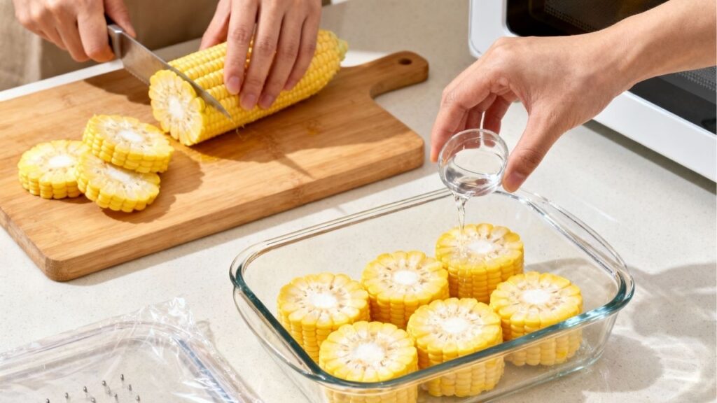 O jeito mais rápido e prático de cozinhar milho no micro-ondas