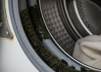 Acabe com o mofo na borracha da máquina de lavar sem produtos químicos