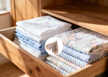 Como eliminar traças nas gavetas de lençóis com um truque natural, rápido e eficaz