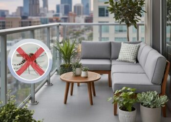 Este é o segredo natural das varandas sem mosquitos