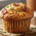 Muffin salgado de micro-ondas com queijo e presunto: praticidade e sabor em minutos