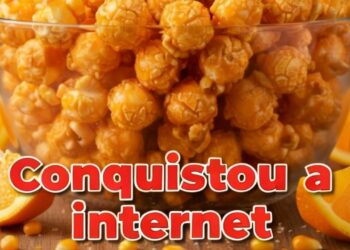 Receita de pipoca doce com laranja conquistou a internet