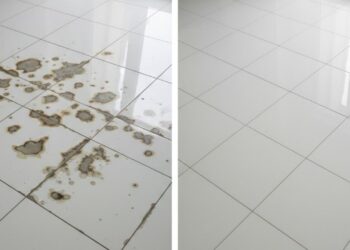 Para o piso brilhar sem manchar, evite misturar esses produtos de limpeza