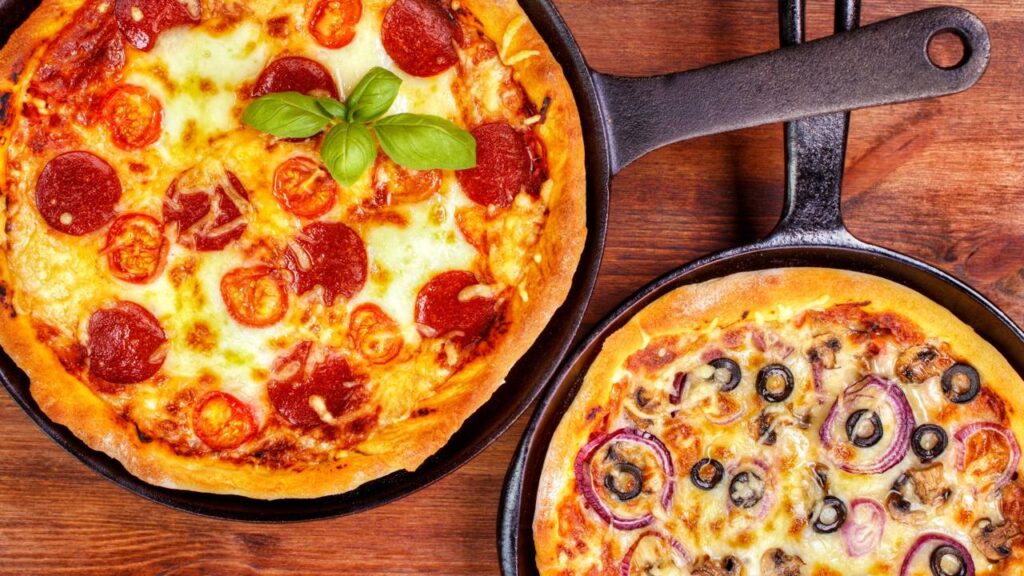 Nem forno, nem ovo, nem leite: faça esta pizza de frigideira deliciosa