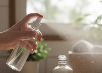 Prepare este spray caseiro para perfumar e afastar os insetos do banheiro