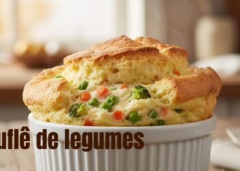 Suflê de legumes rápido, nutritivo e pronto em 10 minutos