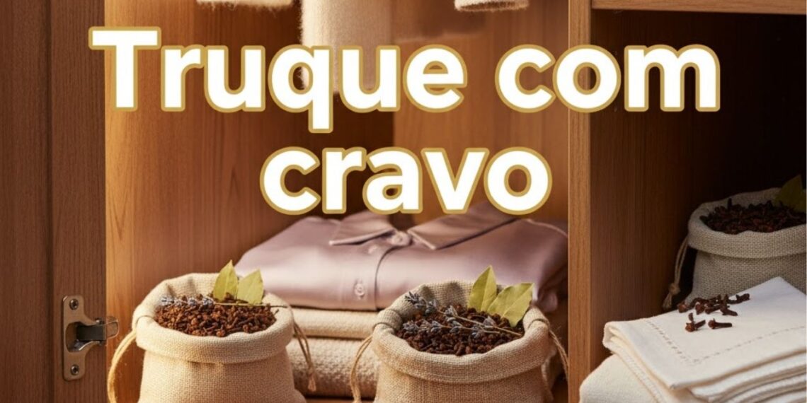 Truque com cravo para proteger roupas delicadas