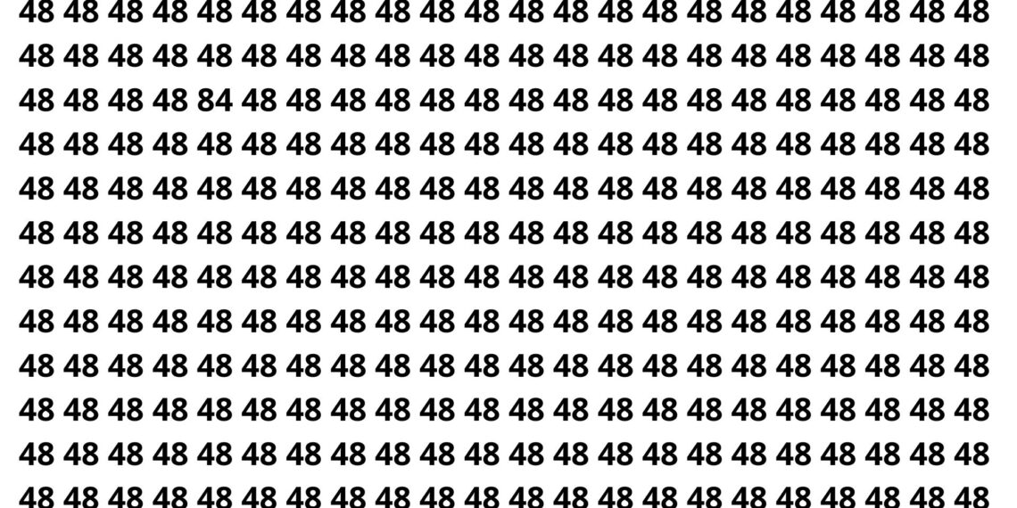Apenas os mais atentos encontram o número secreto em até 10 segundos