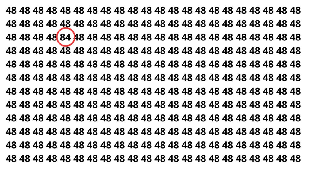 Apenas os mais atentos encontram o número secreto em até 10 segundos