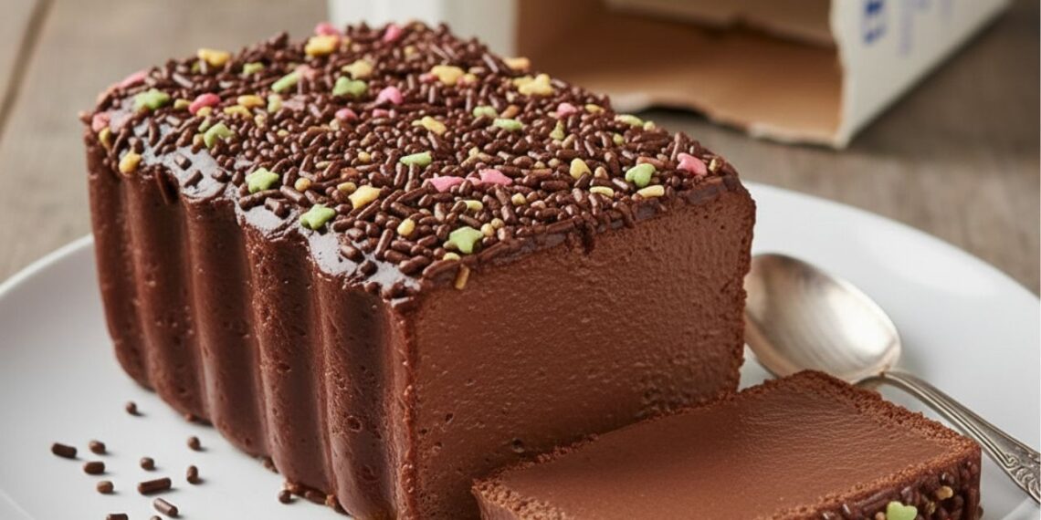 Sobremesa de chocolate prática sem usar fogão nem forma