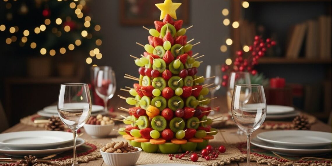 Esta ideia vai decorar a mesa e deixar sua ceia de Natal mais saudável