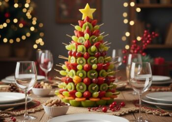 Esta ideia vai decorar a mesa e deixar sua ceia de Natal mais saudável