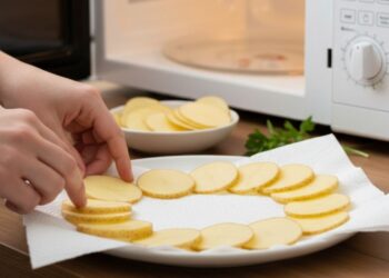 Esta batata frita de micro-ondas vai te surpreender com o sabor e a crocância