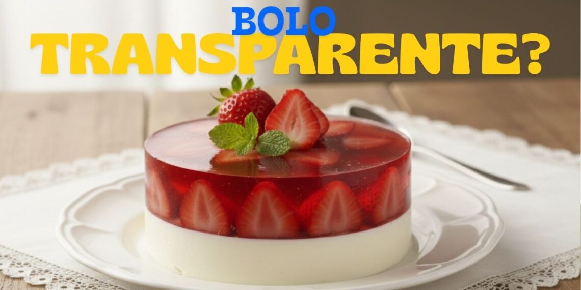 Surpreenda seus convidados no Natal com o bolo transparente
