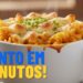 Receita prática: macarrão de caneca pronto em 3 minutos