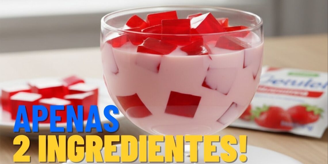 Sobremesa de Natal refrescante e deliciosa com apenas 2 ingredientes