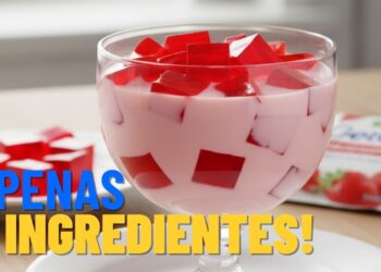 Sobremesa de Natal refrescante e deliciosa com apenas 2 ingredientes