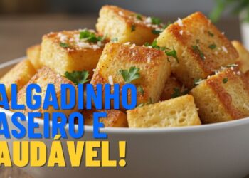 Receita de salgadinho saudável e delicioso com apenas 4 ingredientes