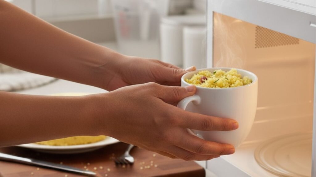 Receita de cuscuz deliciosa que fica pronta em 3 minutos