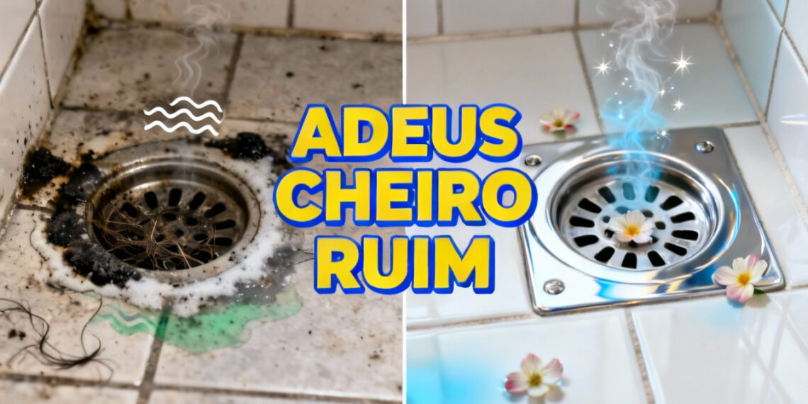Nem sabão, nem soda cáustica: esta receita limpa o ralo e acaba com o mau cheiro