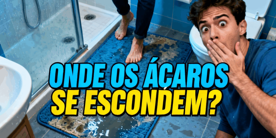 Pragas invisíveis: onde os ácaros se acumulam sem você perceber